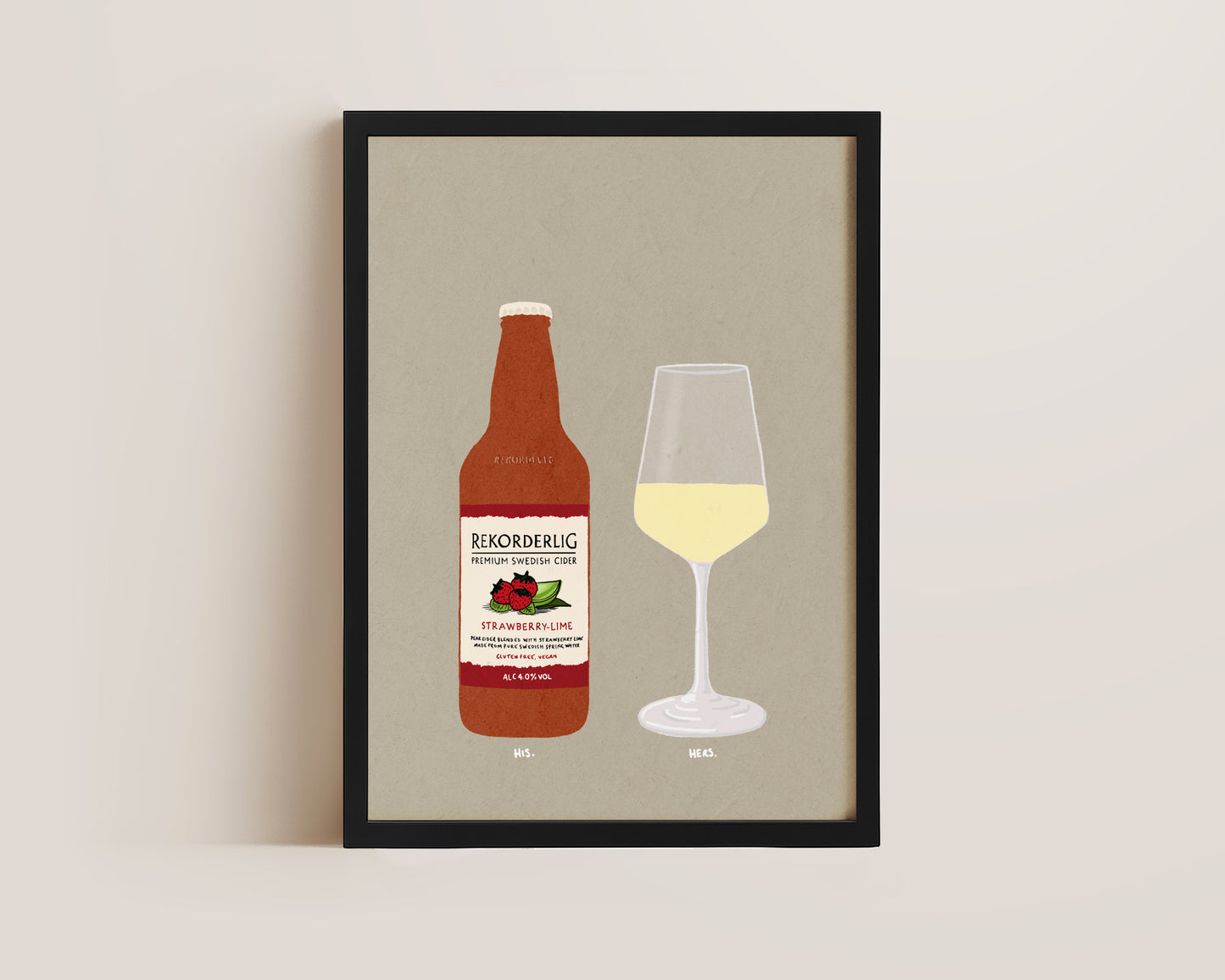 Rekorderlig Strawberry Lime & White Wine Print
