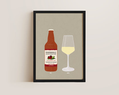 Rekorderlig Strawberry Lime & White Wine Print