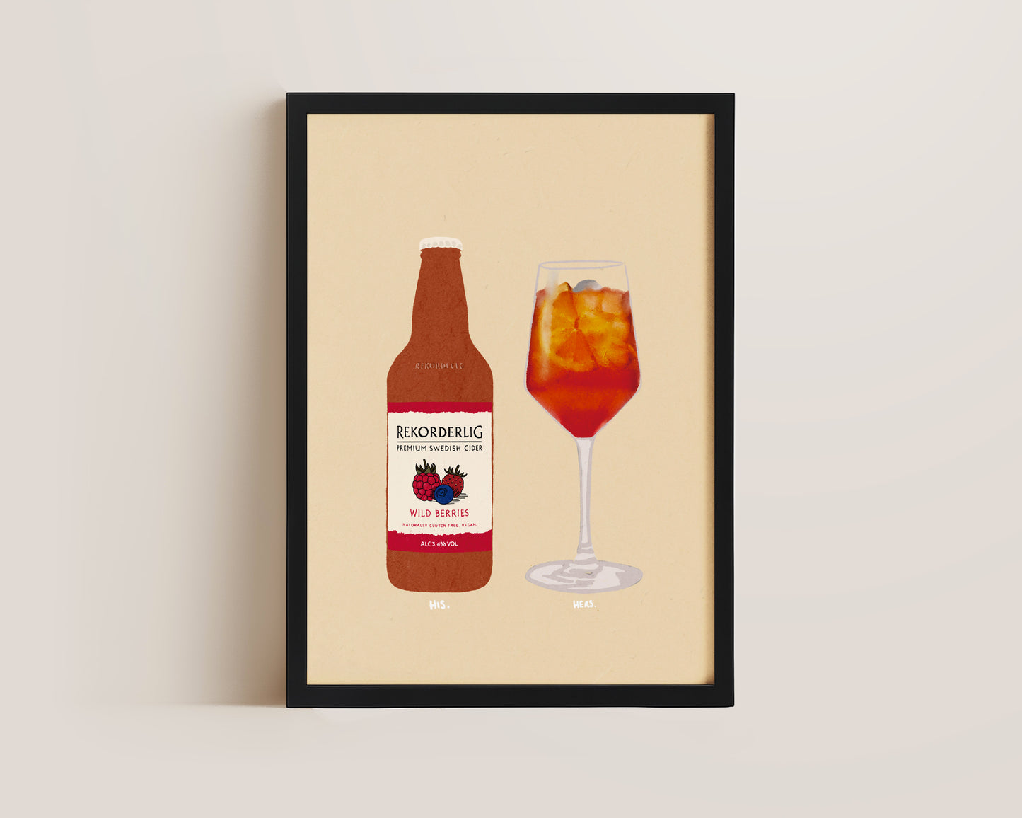 Rekorderlig & Aperol Spritz Print