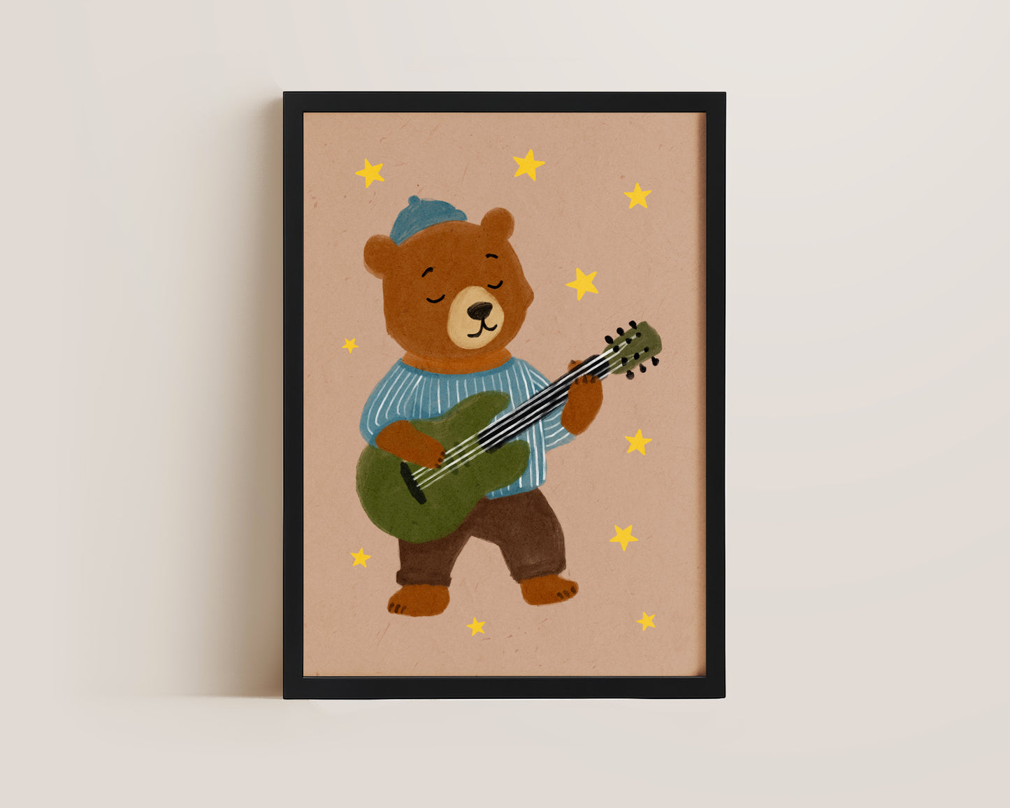 Rockstar Bear Print