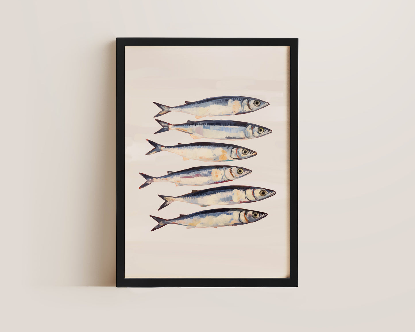 Blush Pink Sardines Print