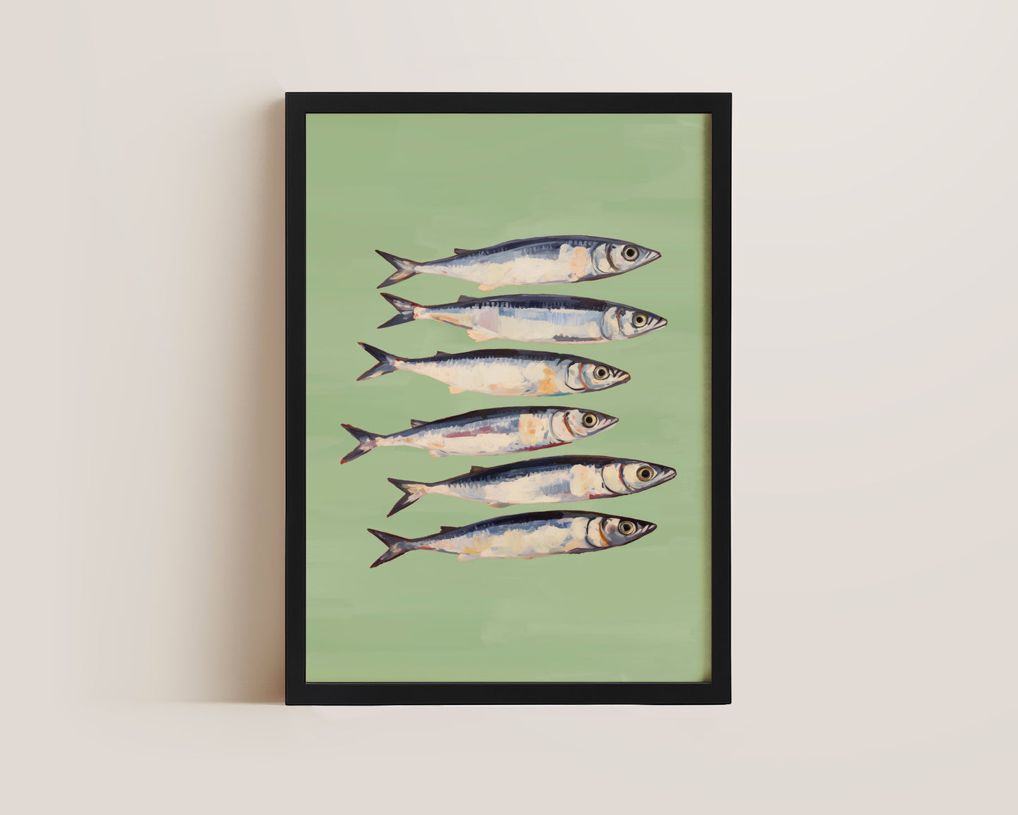 Green Sardines Print