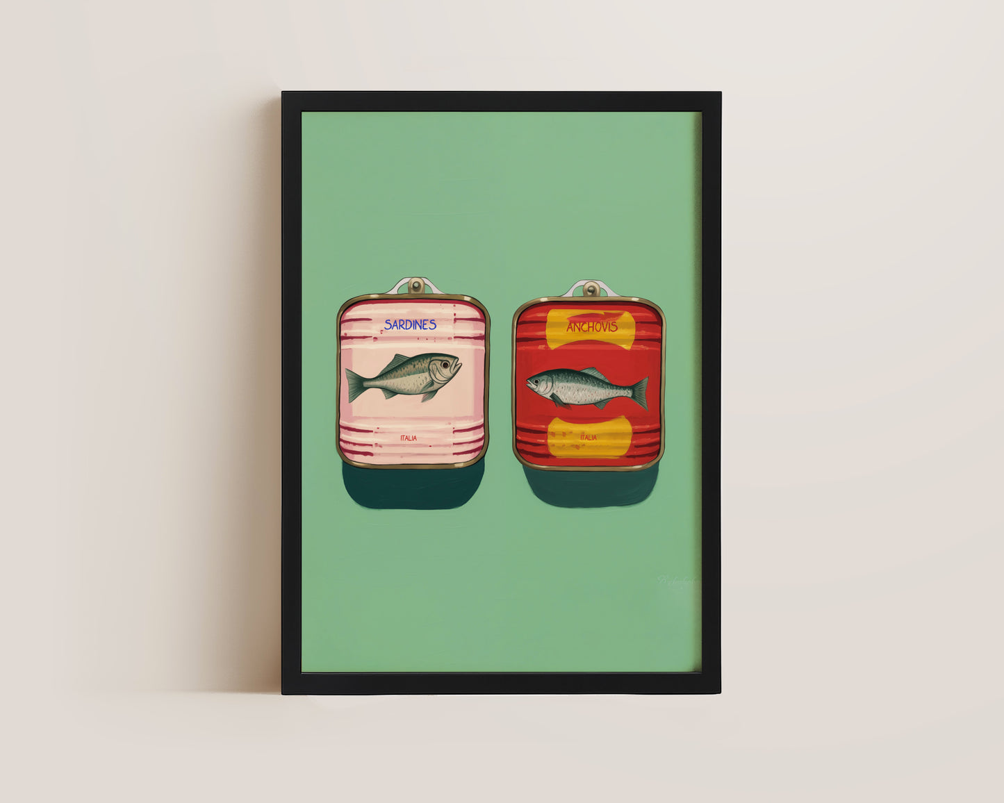 Sardines & Anchovies Art Wall Art Print