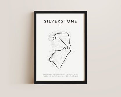 F1 Silverstone Track Print