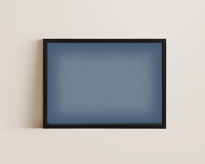 Sky Blue Abstract Wall Art Print