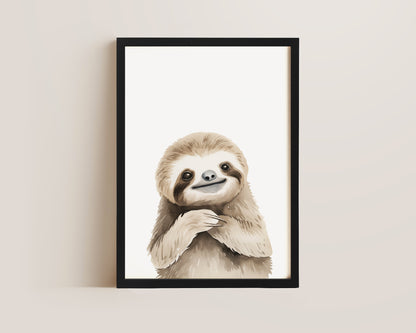 Sleepy Sloth Print