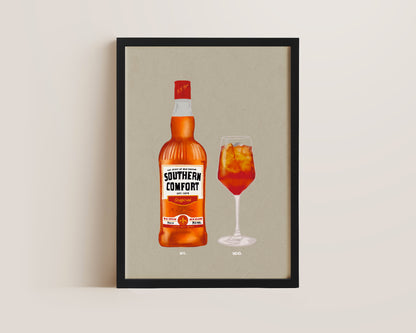 Southern Comfort & Aperol Spritz Print