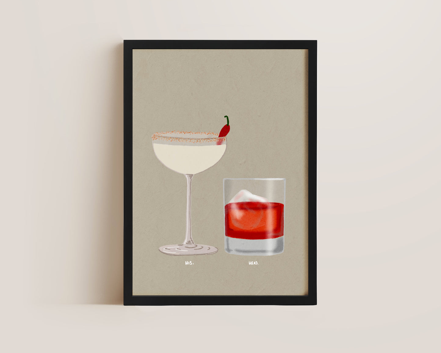 Spicy Marg & Negroni Print