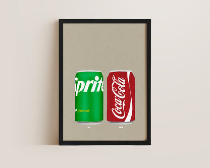 Sprite & Coke Print