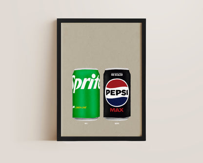 Sprite & Pepsi Max Print