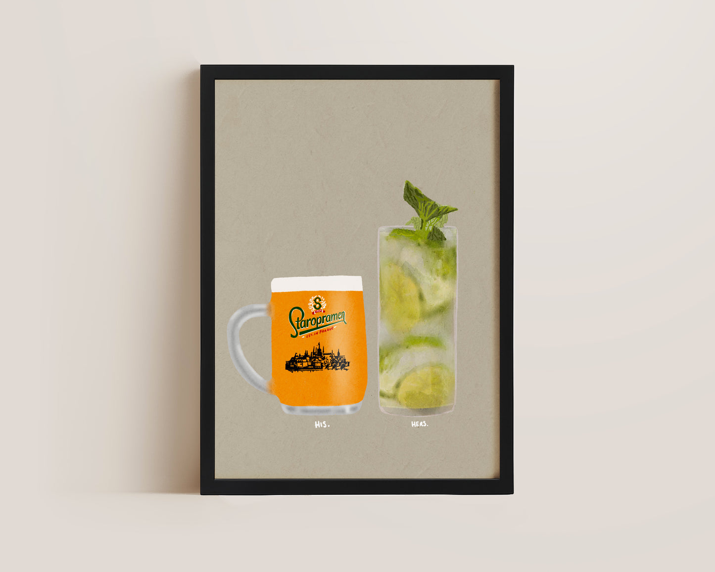 Staropramen & Mojito Print