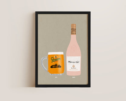 Staropramen & Whispering Angel Print
