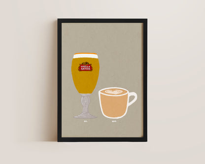 Stella & Latte Print