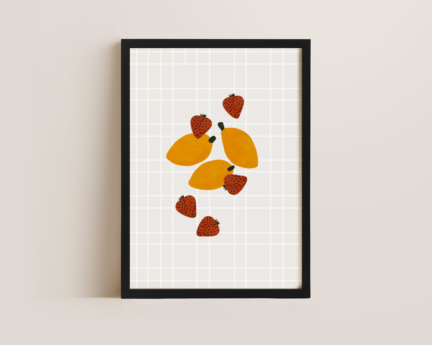 Strawberry & Lemon Print