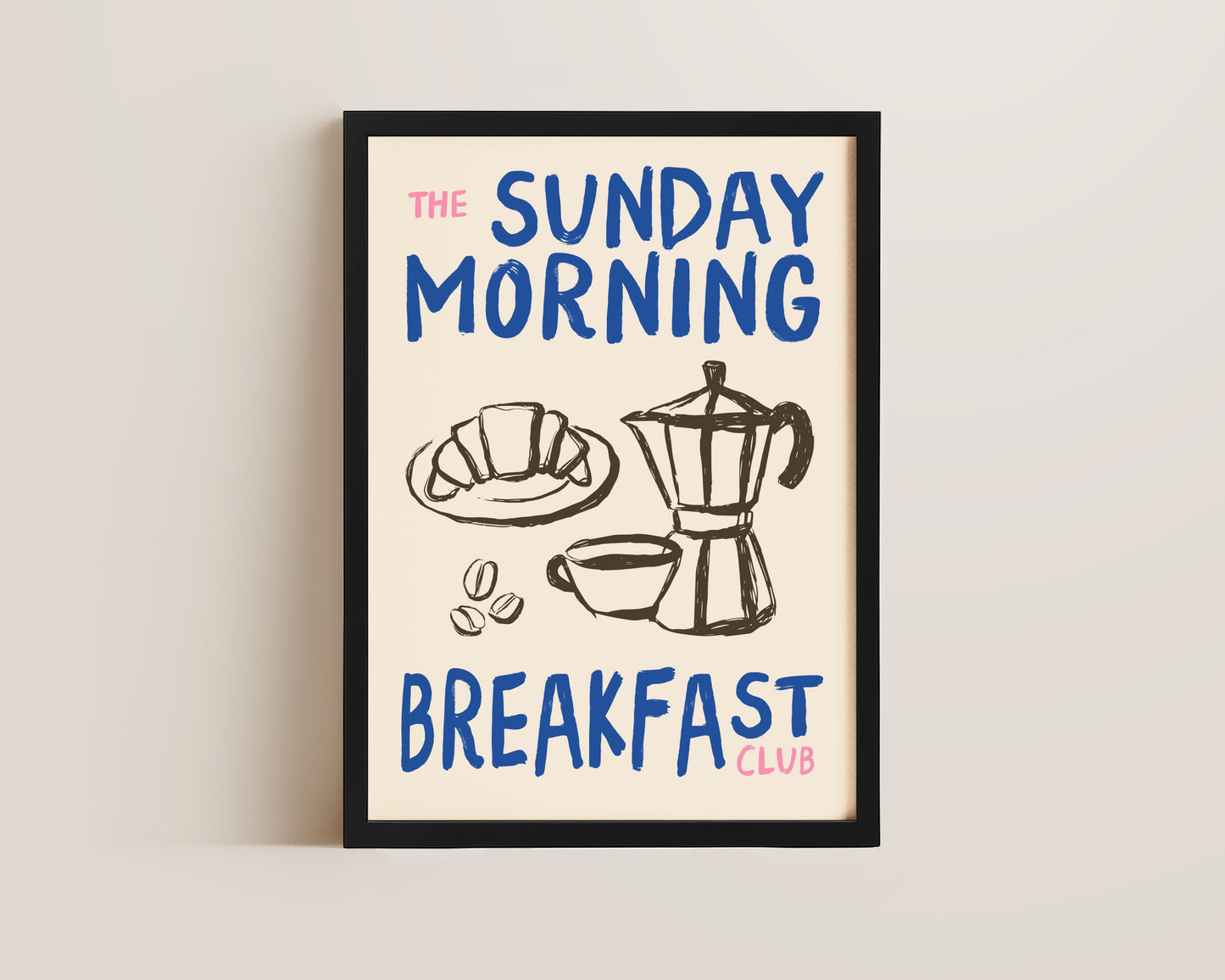 Sunday Morning Breakfast Club Blue Print