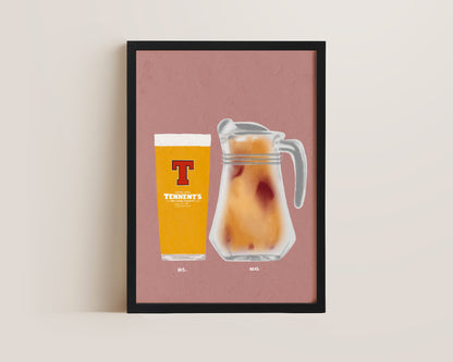 Tennent's & Cava Sangria Print