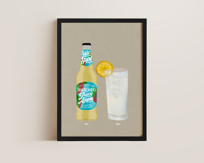 Thatchers Juicy Apple & Vodka Lemonade Print