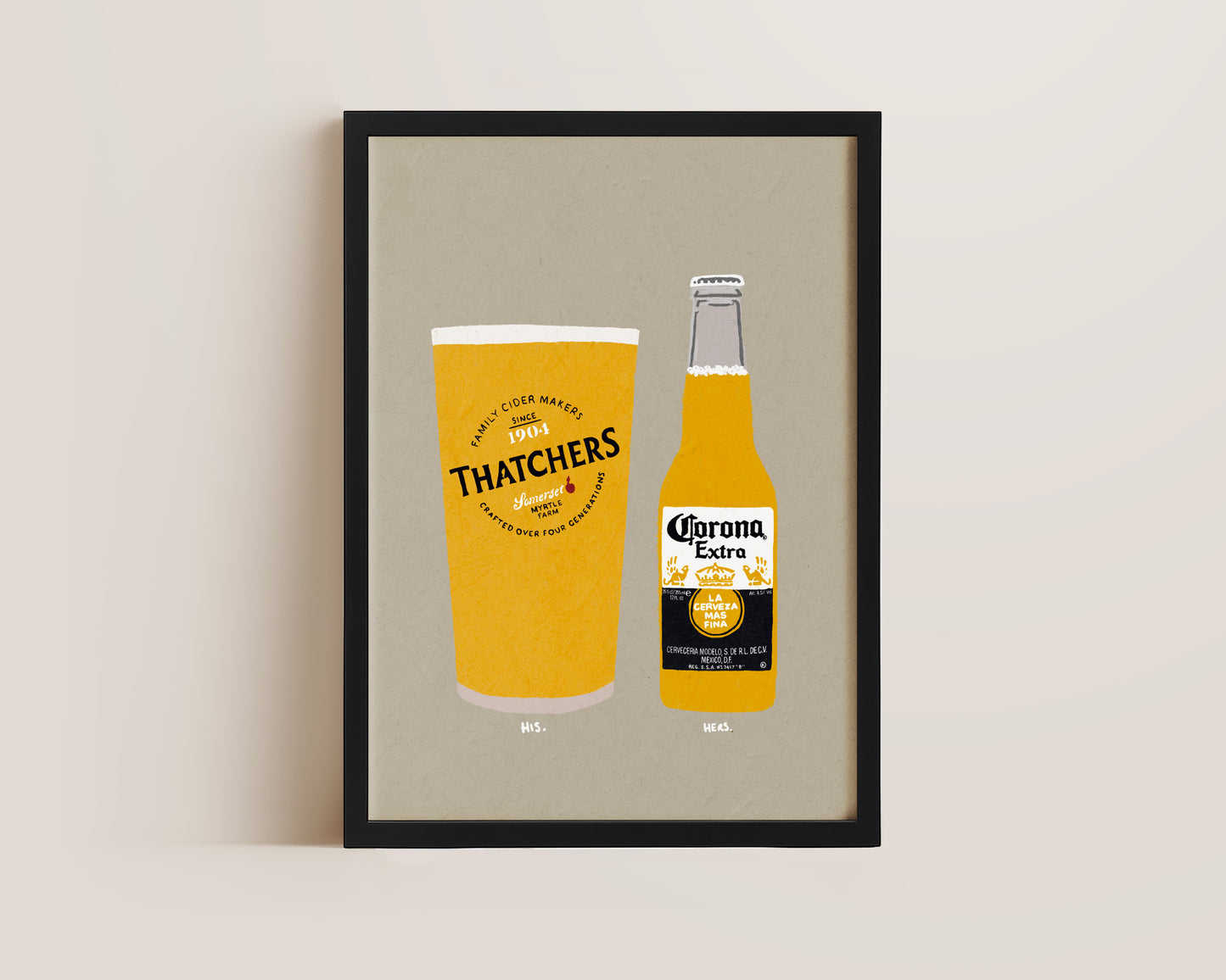 Thatchers & Corona Print