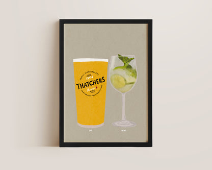 Thatchers & Hugo Spritz Print