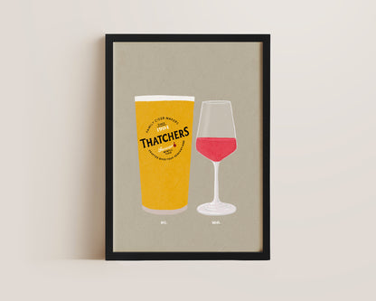 Thatchers & Rose Print