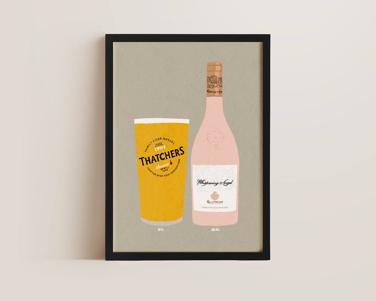Thatchers & Whispering Angel Print