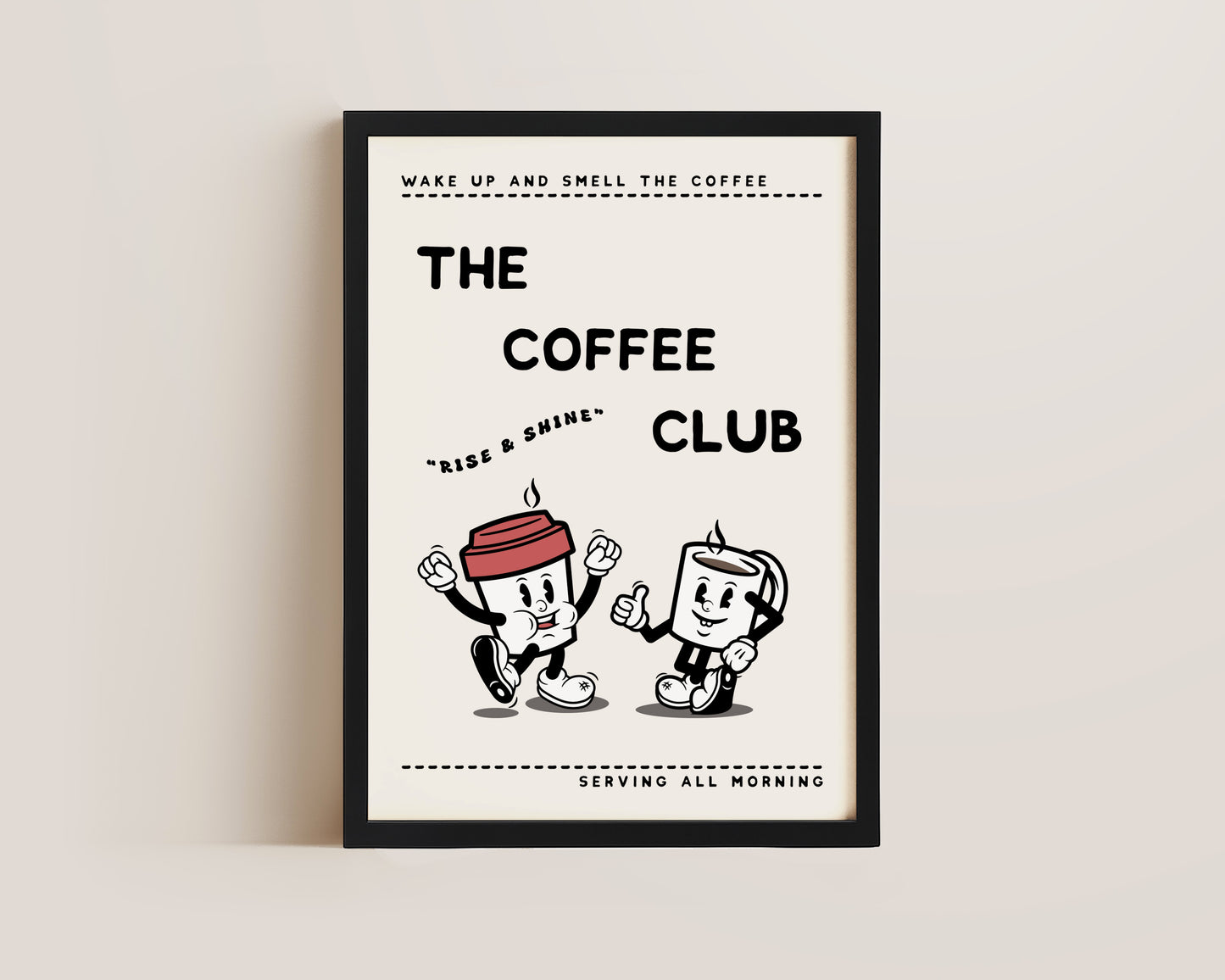 The Coffee Club Retro Print