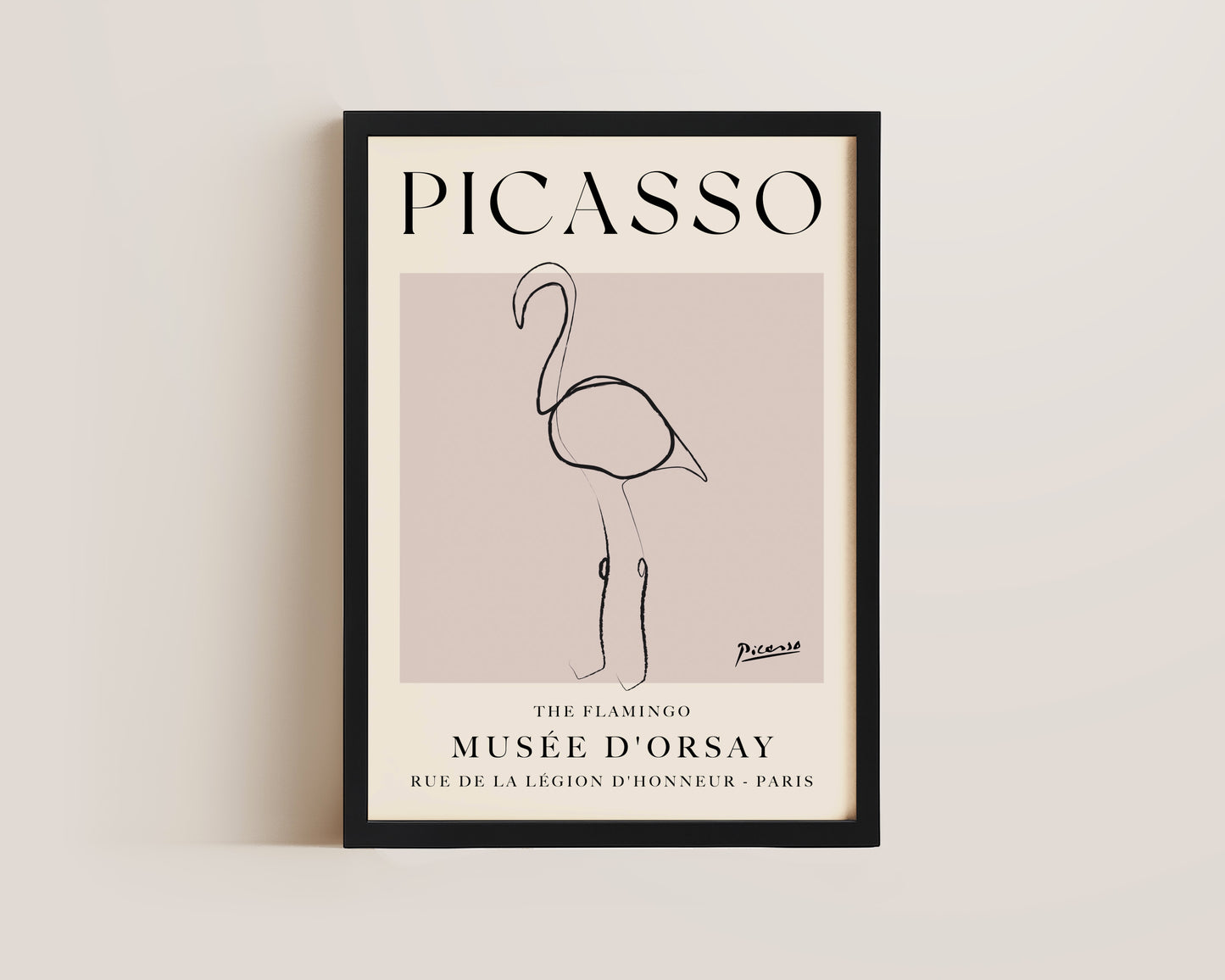 Picasso The Flamingo Print