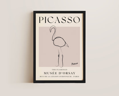 Picasso The Flamingo Print
