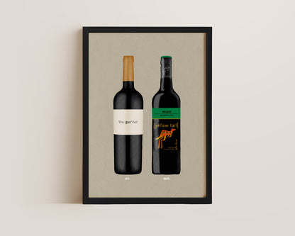 The Guvnor & Yellowtail Malbec Print