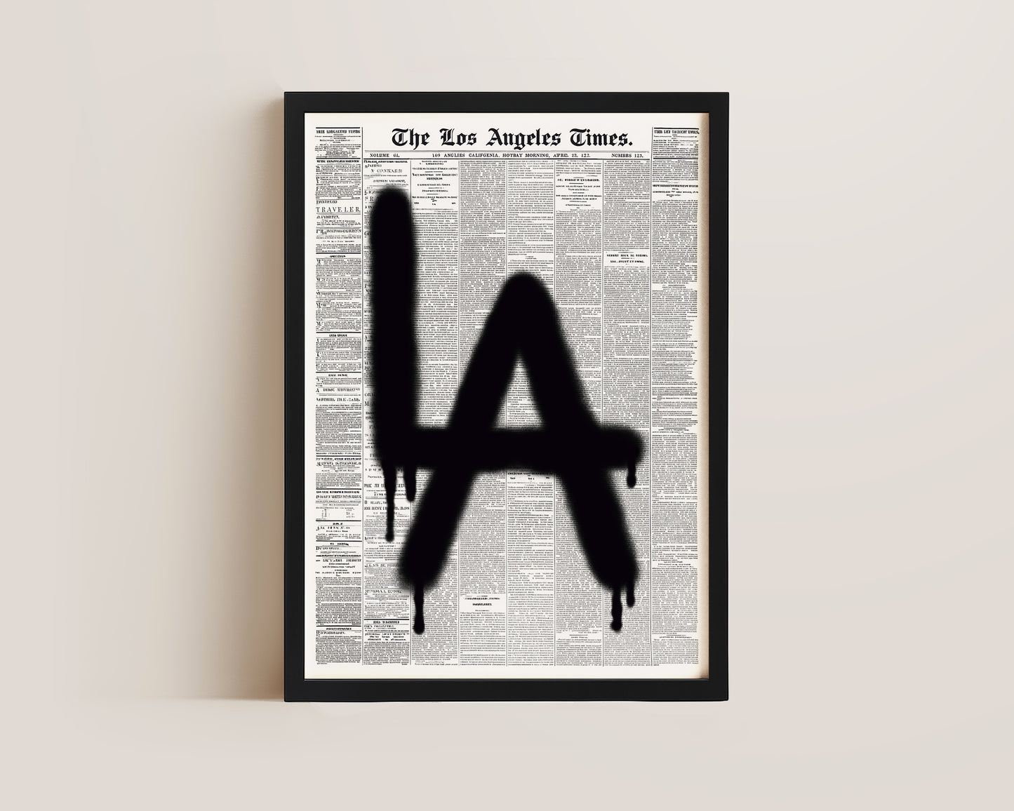 LA Newspaper Print