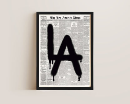 LA Newspaper Print