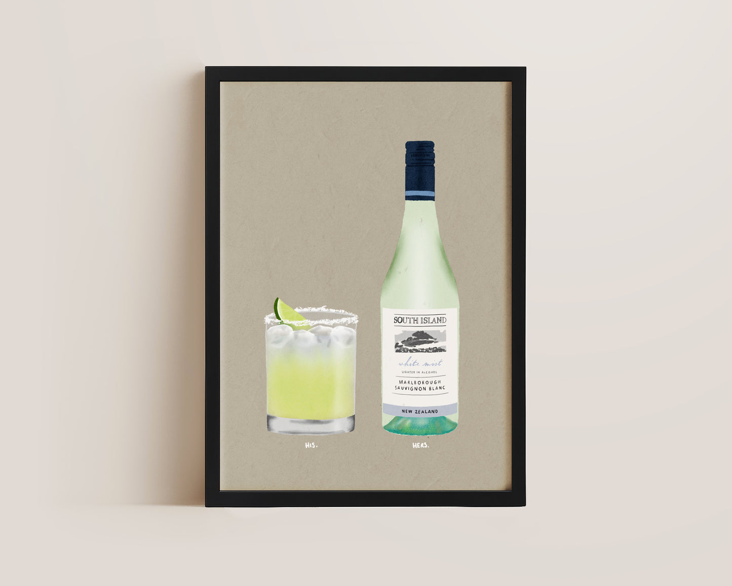 Tommy's Marg & South Island SB Print