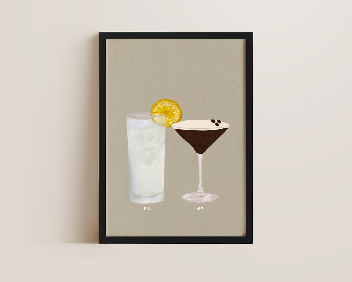 Vodka Lemonade & Espresso Martini Print