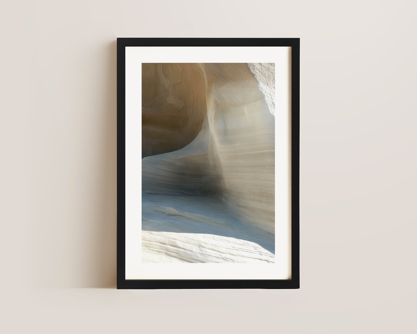 White Caves Print