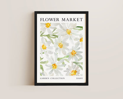 Flower Market Daisy Print