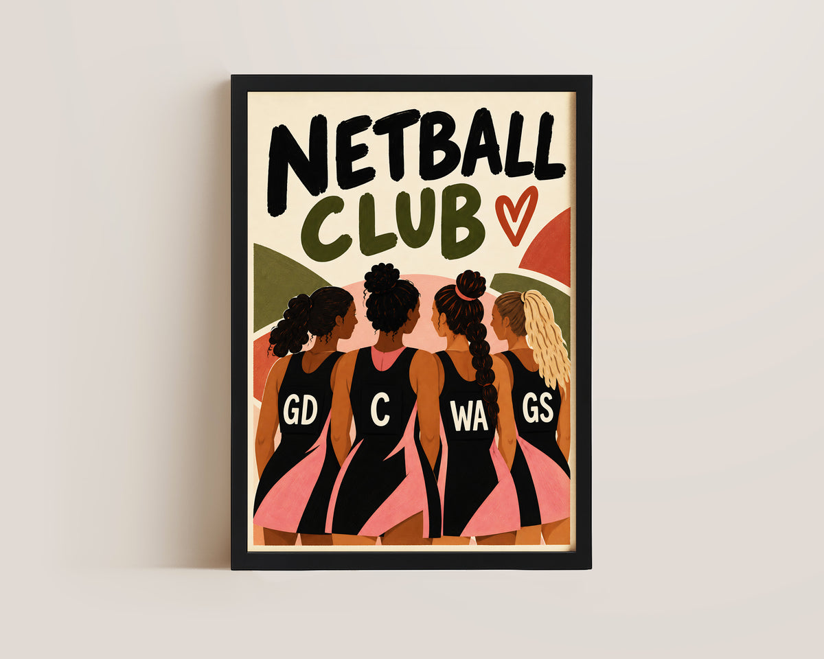 Netball Club Print