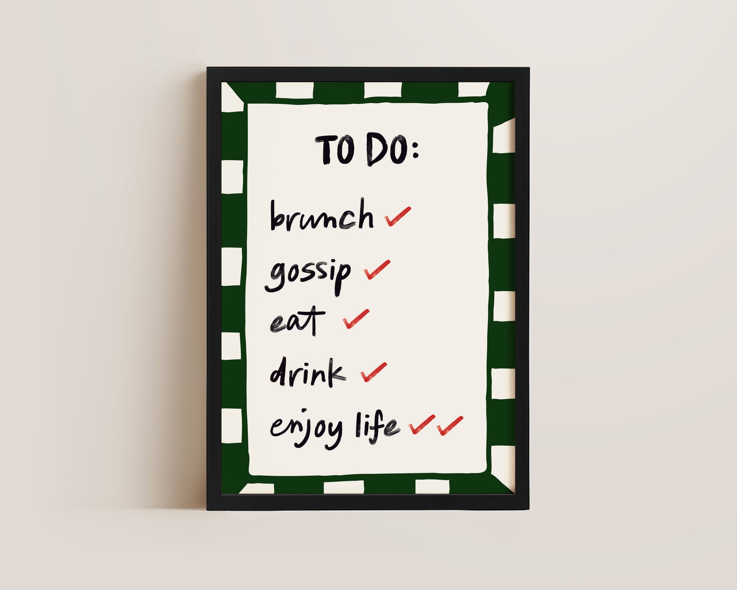 To Do List Wall Art Print