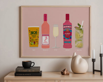 Five Drink Print
