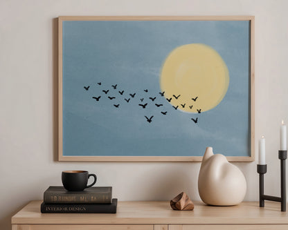 Flock Of Birds Print