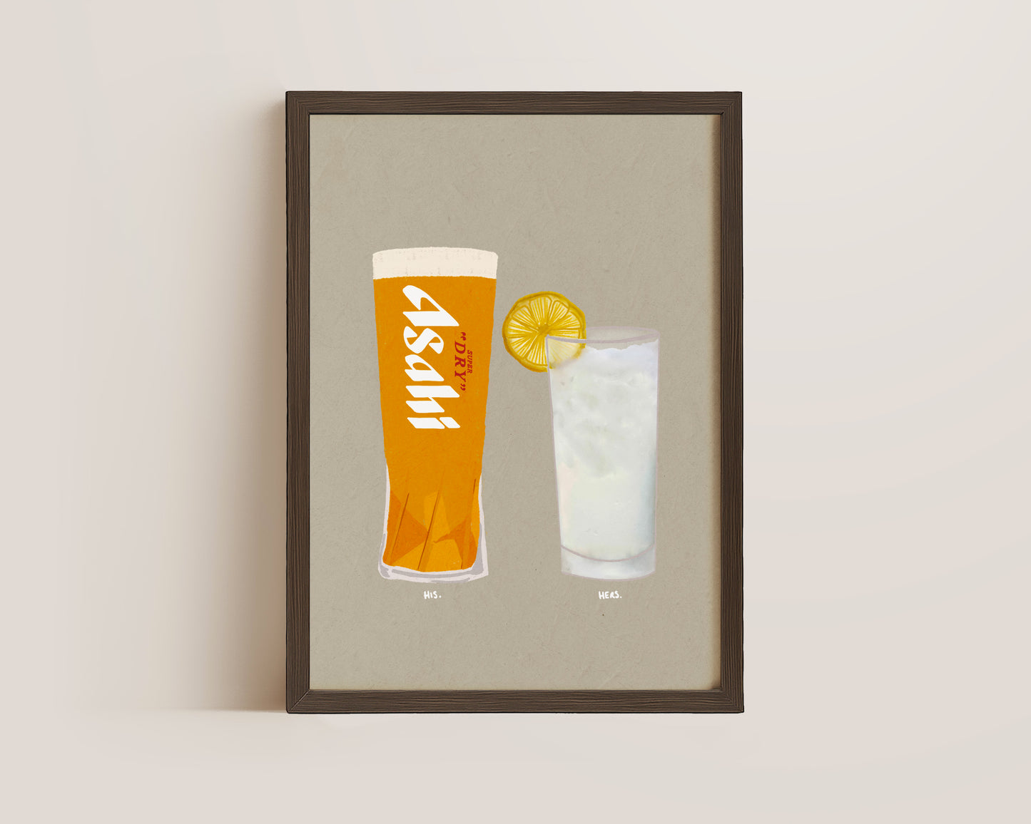 Asahi & Vodka Lemonade Print