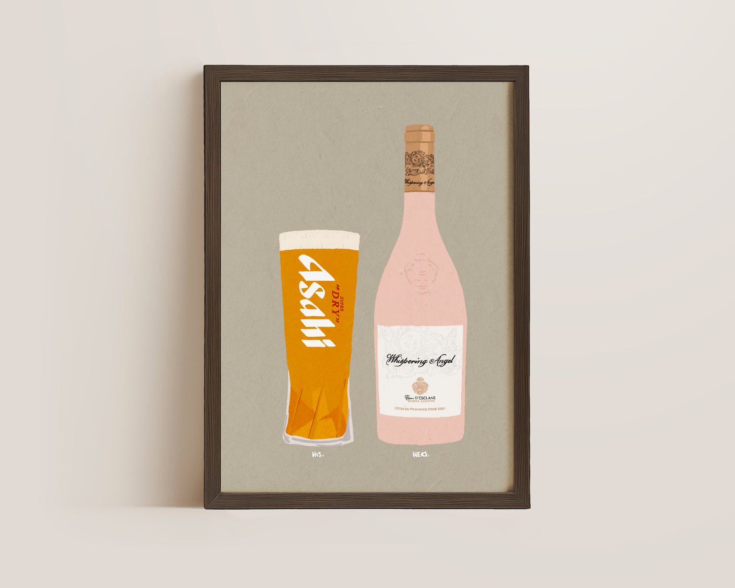 Asahi & Whispering Angel Print