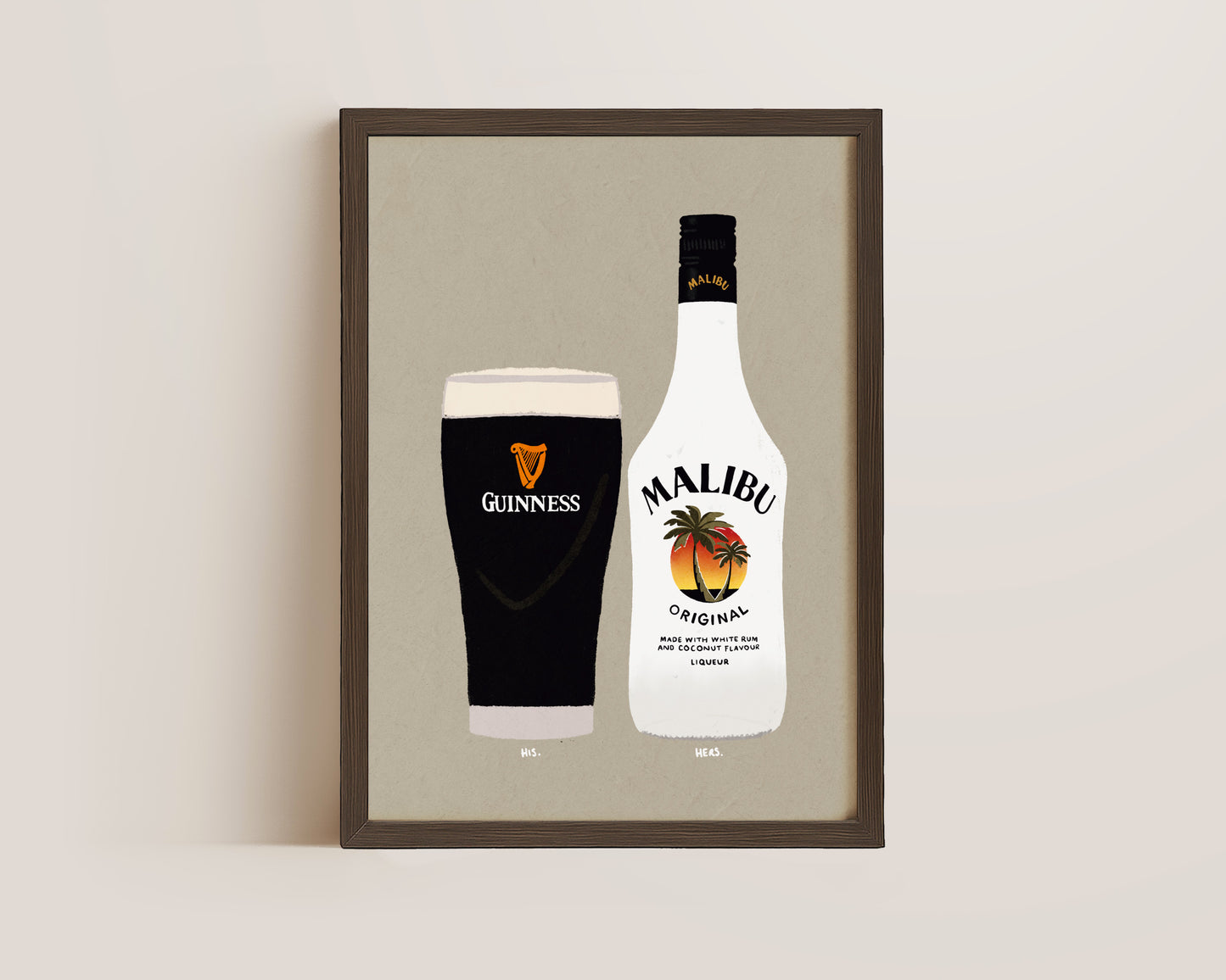 Guinness & Malibu Print