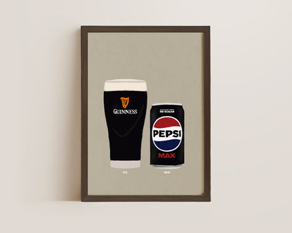 Guinness & Pepsi Max Print