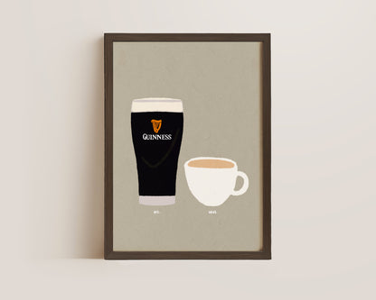 Guinness & Cup Of Tea Print