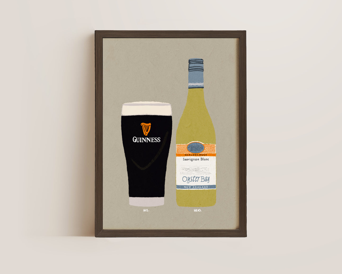 Guinness & Oyster Bay Print