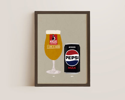 Madri & Pepsi Max Print