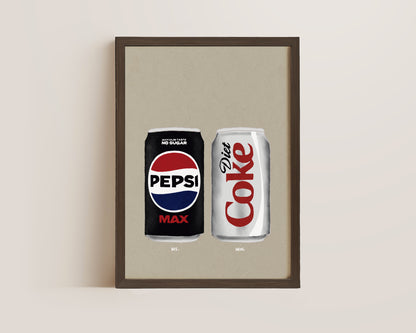Pepsi Max & Diet Coke Print