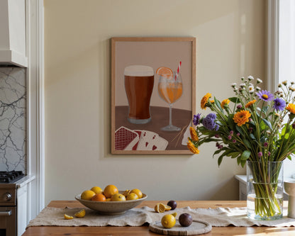 Ale & Orange Spritz Date Night Print