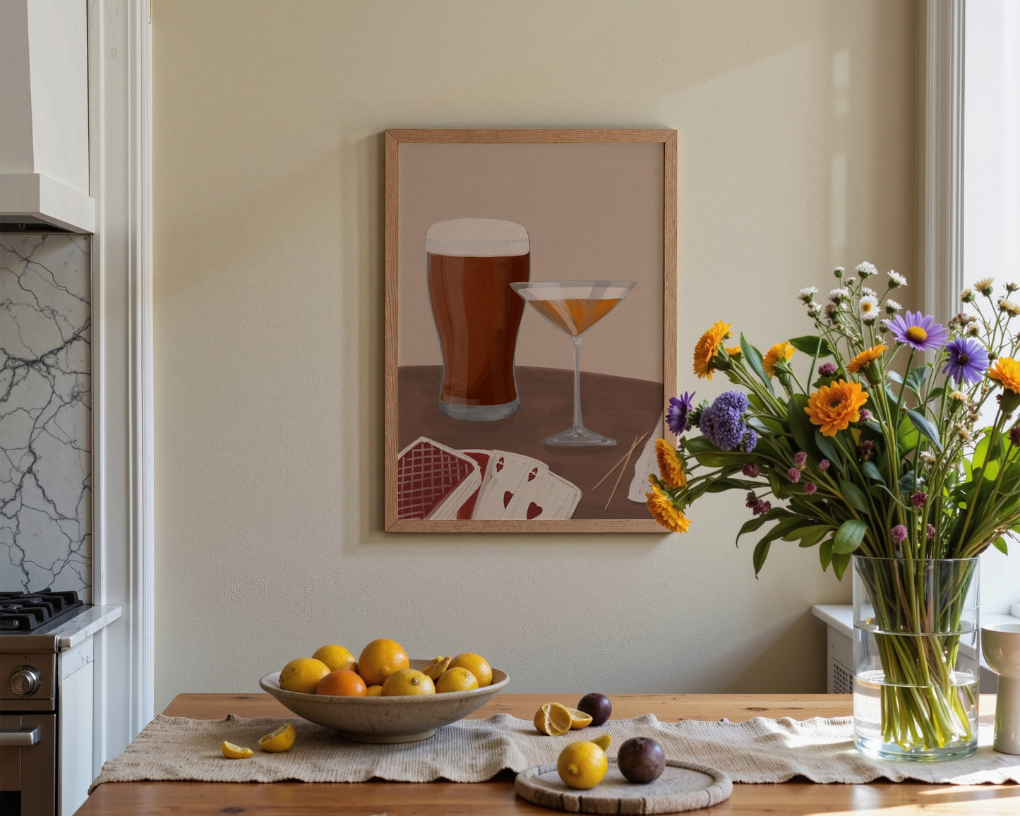 Ale & Pornstar Martini Date Night Print