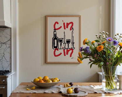Cin Cin Print